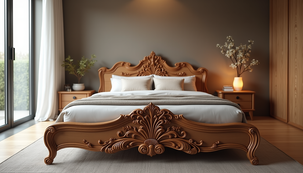 Why Indian Designer Wood Beds Stand Out in Home Furnishing