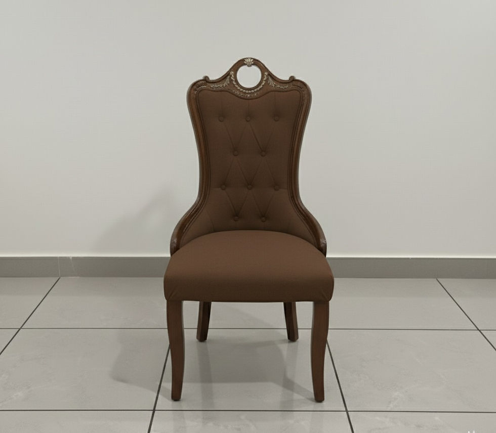 Thumbnail: Natural Royal 6 Seat Marble Top Dining Table Set9