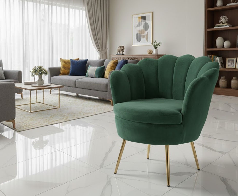 Thumbnail: Premium Lotus Bedroom Chair Online India