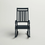 Thumbnail: Estate Wooden Rocking Chair Black Front