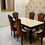 Thumbnail: Meadow Onyx 6 Seat Marble Top Dining Table Set6