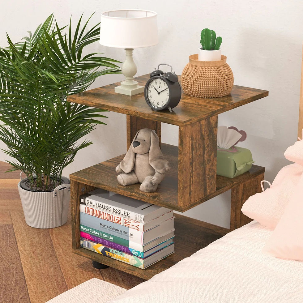 Thumbnail: Nova Bedside Table With Storage 7