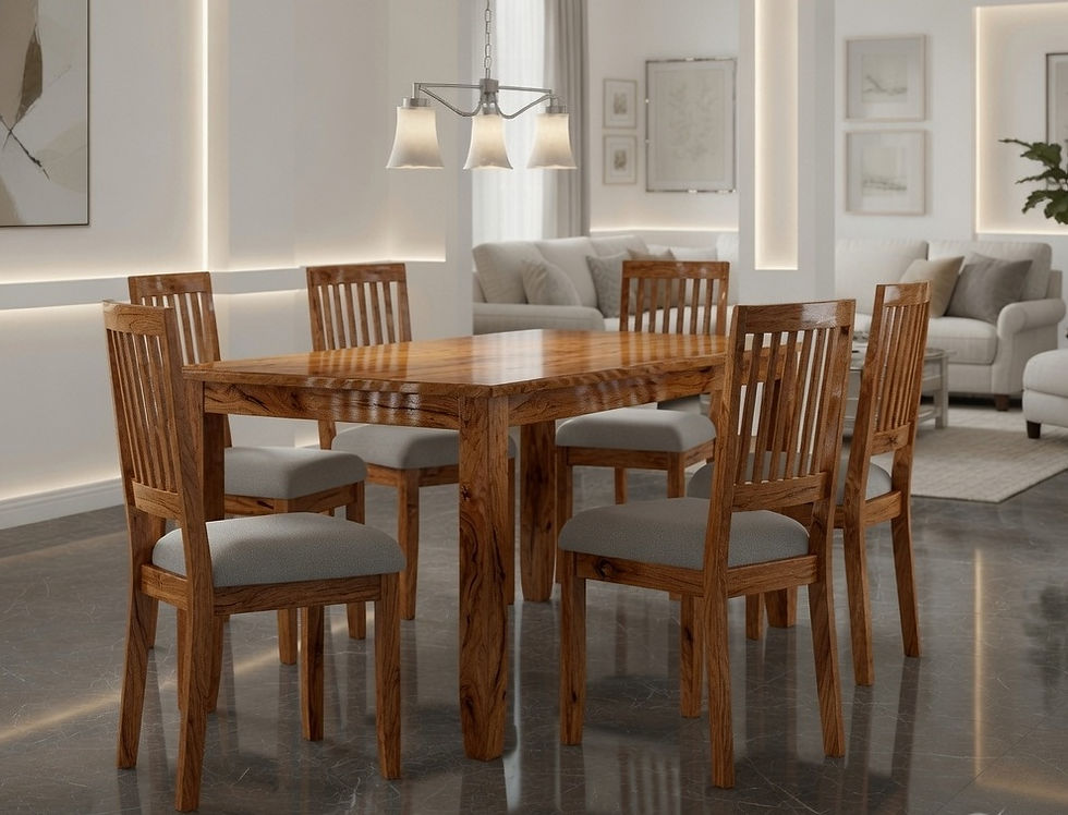 Thumbnail: Buy Wooden 6 Seater Dining Table2