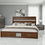 Thumbnail: Modern Solid Wood Bed With Drawers8