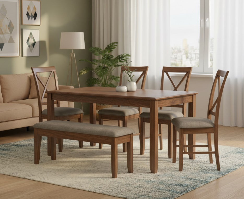 Cassa 6 Seater Dining Table Set1