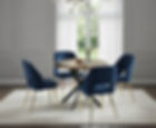 Texas Round 4 Seater Dining Table Set1