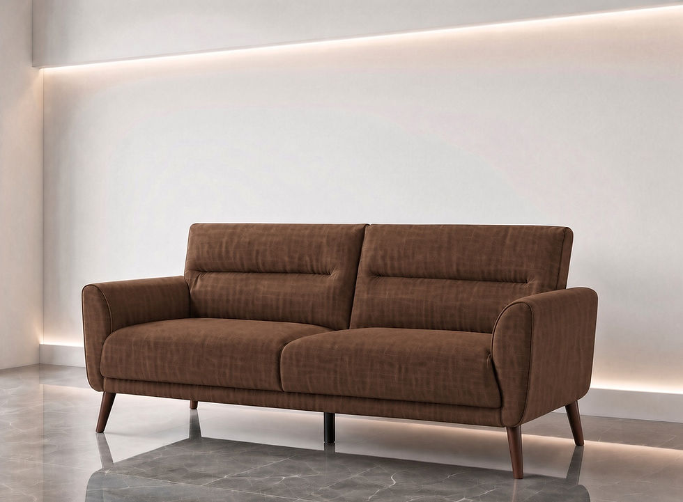 Royal Style Three Seater Sofa Side View