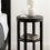 Thumbnail: Mighty Solid Wood Side Table Black