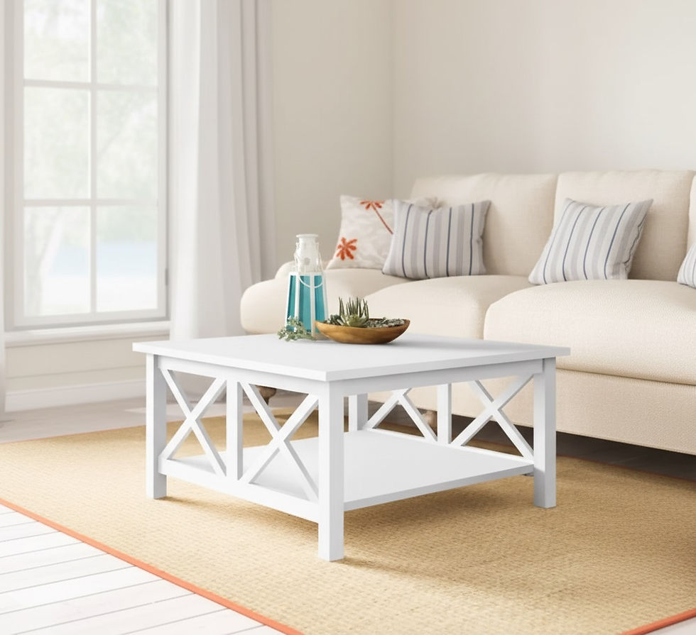 Aramic Solid Wood Coffee Table1