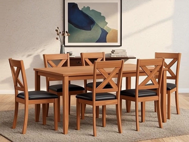 Thumbnail: Timberland 6 Seater Dining Table Set6