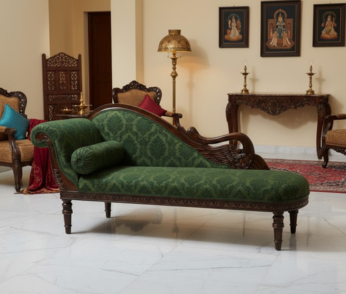Royal Solid Wood Chaise Lounge