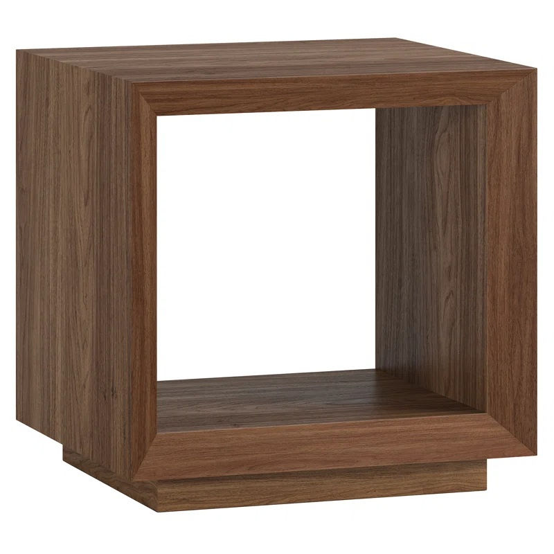 Thumbnail: Camry Solid Wood End Table Brown Side