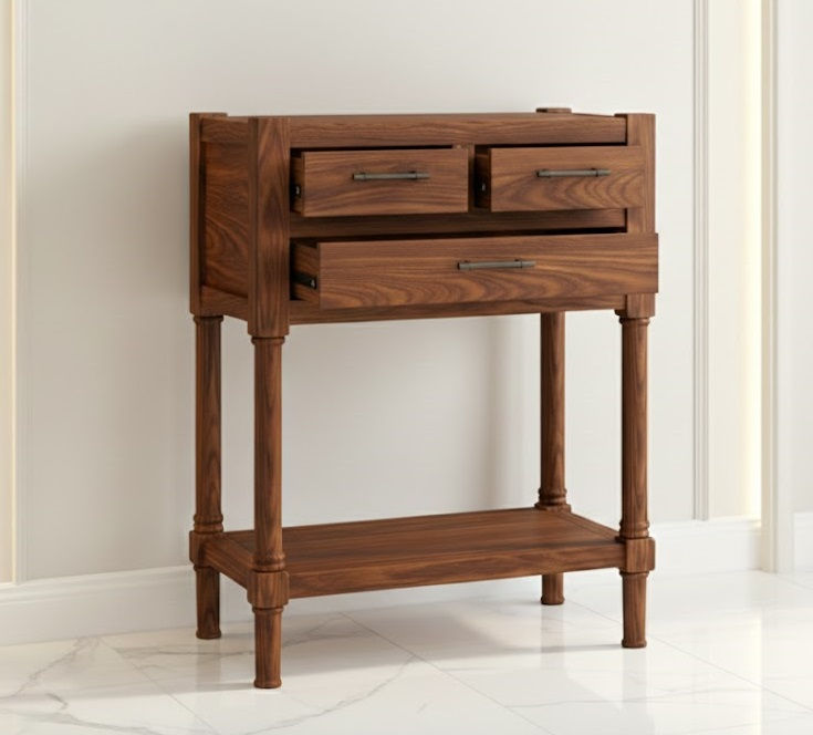 Thumbnail: Wooden Console Table With Storage4