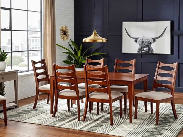 Thumbnail: Kings 6 Seater Dining Table Set