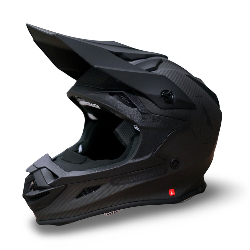 snowmobile carbon helmet and heated goggles