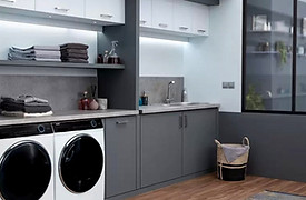 Custom laundry room cabinets, South Florida