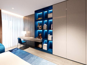 Kid's Room Custom Built-in Furniture