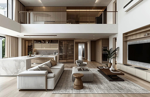 VelArt custom kitchen, tv unit and built-in furniture Miami