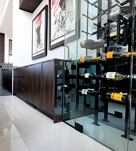 Modern wine cellar by VelArt