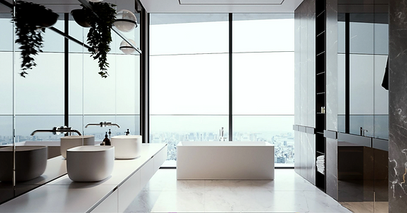 Modern bathroom design