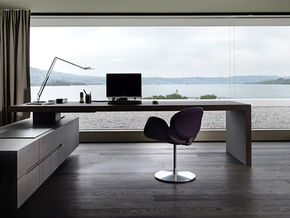 Custom design modern home office with desk