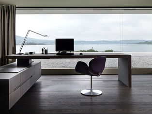 Custom design modern home office with desk
