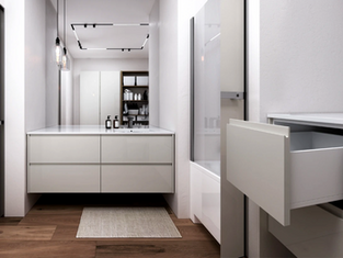 European Design Floating Bathroom Vanity by VelArt, Miami