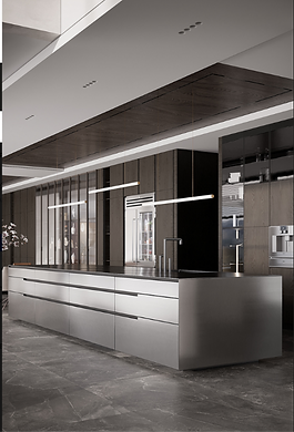 Custom Design Kitchen with Gola Profiles