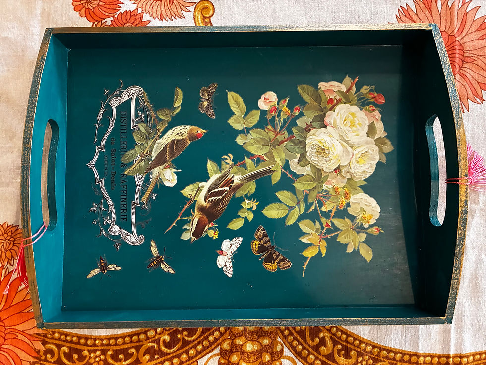 Sip and Create Floral Tray Workshop