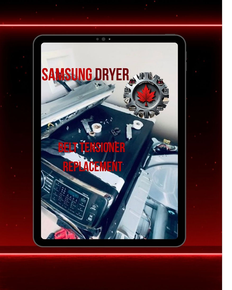 Samsung Dryer Drum Not Spinning Properly – Belt Tensioner Problem Diagnosed