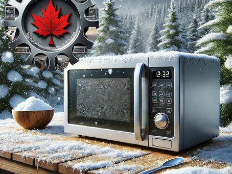 The First Snow of the Year is Here! Time to Warm Up with Your Trusted Microwave!