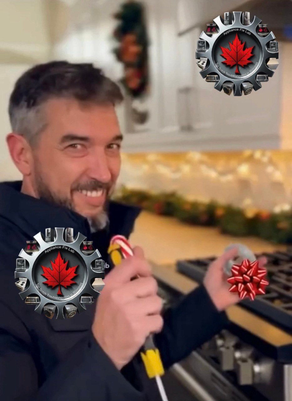 Even holiday helpers need supervision.