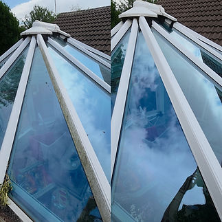 conservaotry roof window cleaning in Castle Donington