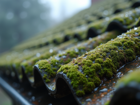 moss damaging roof tiles