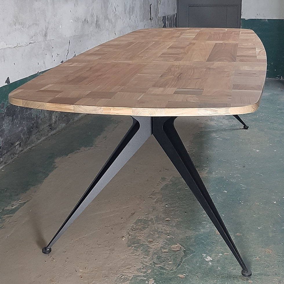 Teaktafel 250x100cm Deens Ovaal