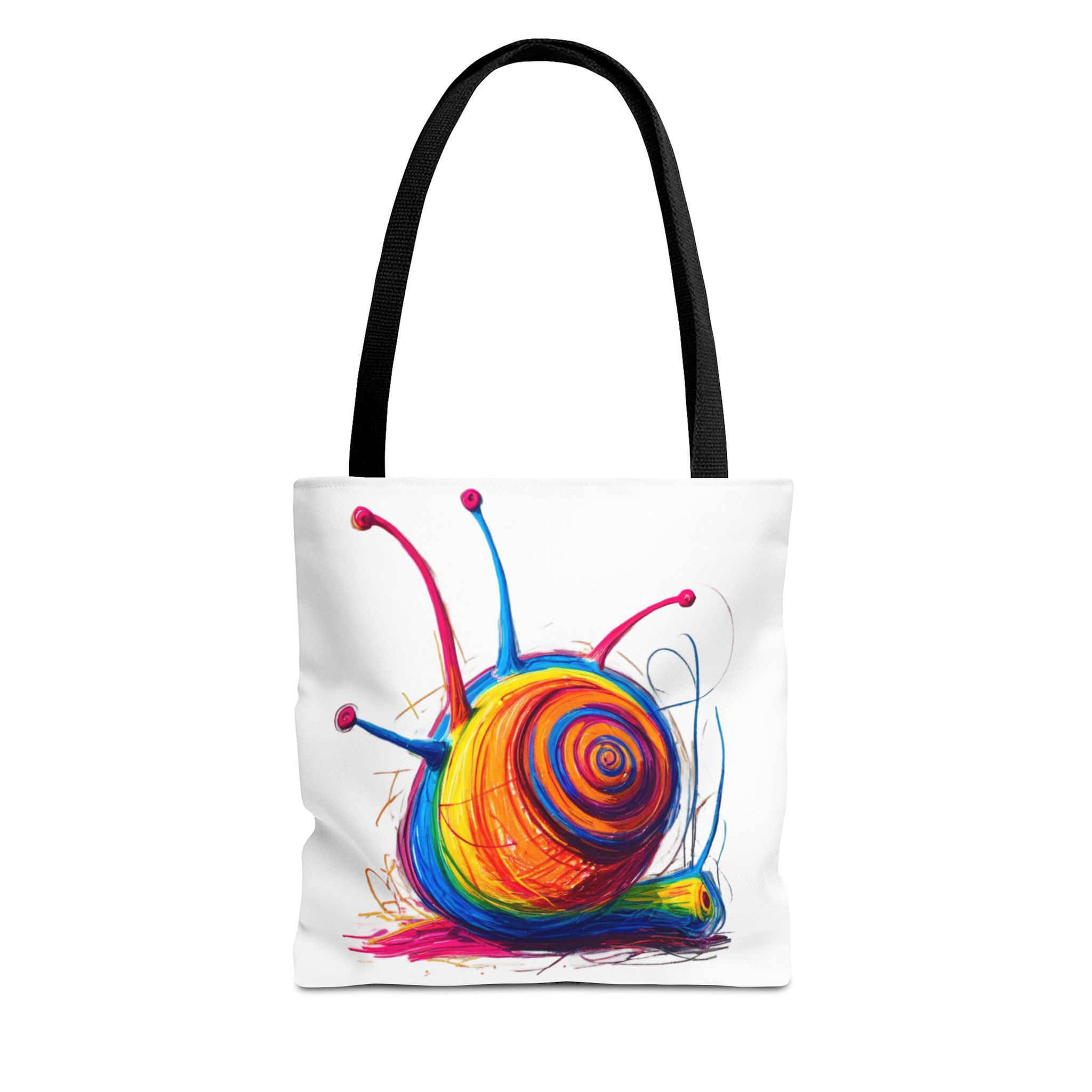 Snail Beach-Ready Tote Bag in 3 Sizes and 5 Handle Colors 
