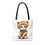 Thumbnail: Taco Kitty Beach-Ready Tote Bag in 3 Sizes and 5 Handle Colors 