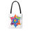 Thumbnail: Star of David Beach-Ready Tote Bag in 3 Sizes and 5 Handle Colors 