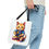 Thumbnail: Gamer Cat Beach-Ready Tote Bag in 3 Sizes and 5 Handle Colors 