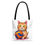 Thumbnail: Volleyball Cat Beach-Ready Tote Bag in 3 Sizes and 5 Handle Colors 