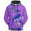 Thumbnail: T6X | Thermal Michigan Camo | Purple Pullover Hoodie | 310GSM Cotton