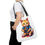 Thumbnail: Gamer Cat Beach-Ready Tote Bag in 3 Sizes and 5 Handle Colors 