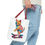 Thumbnail: Skater Cat Beach-Ready Tote Bag in 3 Sizes and 5 Handle Colors 