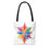 Thumbnail: Snow Flake Beach-Ready Tote Bag in 3 Sizes and 5 Handle Colors 