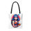 Thumbnail: Disc Girl Beach-Ready Tote Bag in 3 Sizes and 5 Handle Colors 