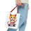 Thumbnail: Skater Kitten Beach-Ready Tote Bag in 3 Sizes and 5 Handle Colors 