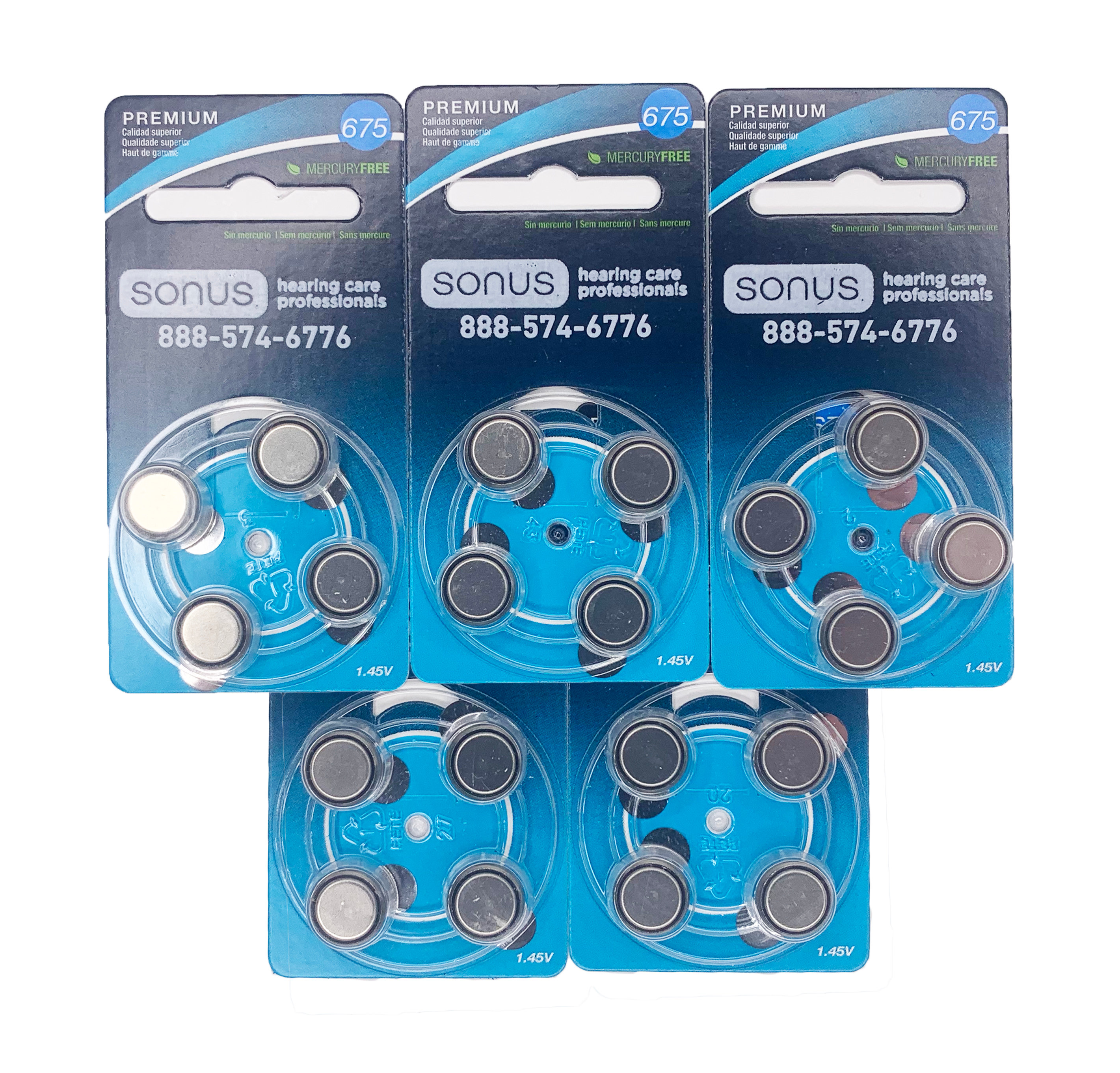 Hearing Aid Battery Size 675 Carton