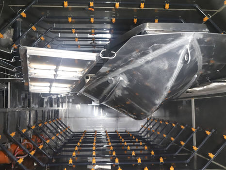 Aluminium Rib Hull being manufactured