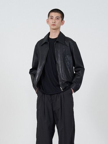 GOAT SUEDE NAPPALAN LEATHER ZIP BLOUSON | YOKE