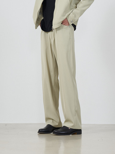 【フェンディ】 Trousers - Straight Trousers パンツ FENDI virgin-wool straight-leg Trousers | Blue | FARFETCH